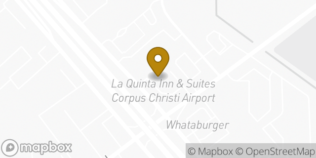 Map showing the location of La Quinta Inn & Suites in Corpus Christi, TX 78405