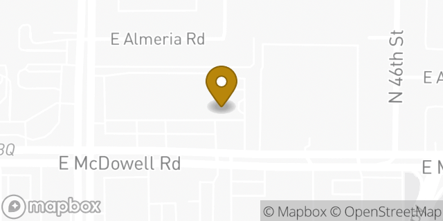 Map showing the location of Subway in Phoenix, AZ 85008
