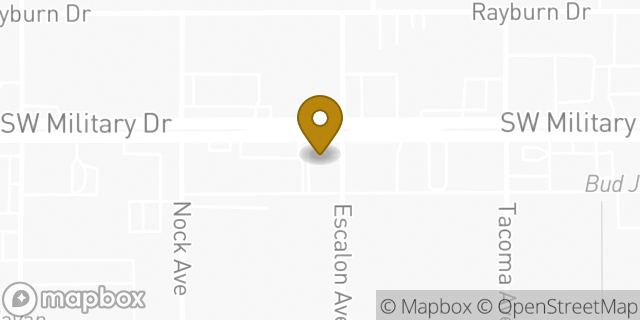 Map showing the location of EZPAWN in San Antonio, TX 78221