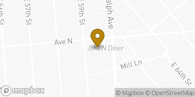 Map showing the location of Amazon Locker - Attainment in Brooklyn, NY 11234