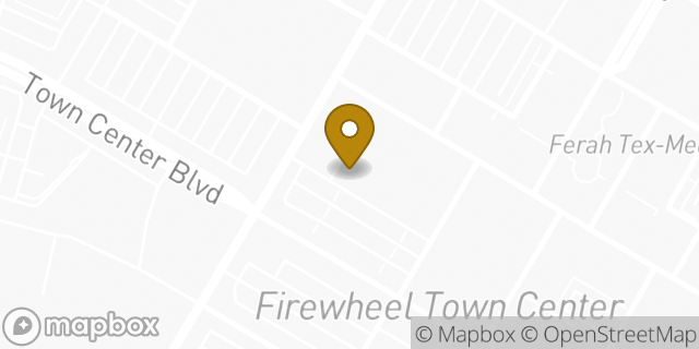 Map showing the location of Garland - Northwest Highway HLE in Garland, TX 75040
