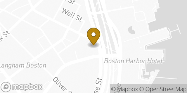 Map showing the location of Panera Bread in Boston, MA 02110