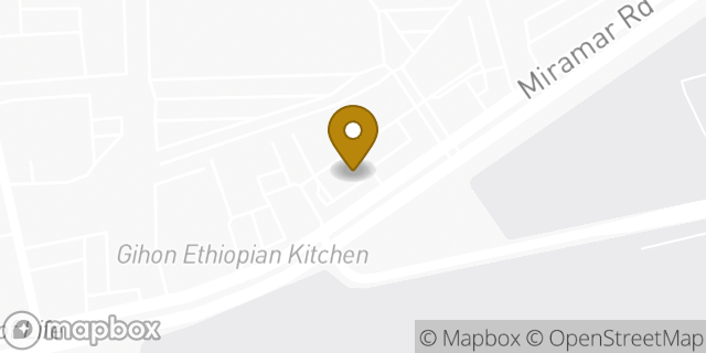 Map showing the location of McDonald's in San Diego, CA 92121