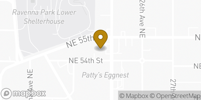 Map showing the location of Papa Johns Pizza in Seattle, WA 98105