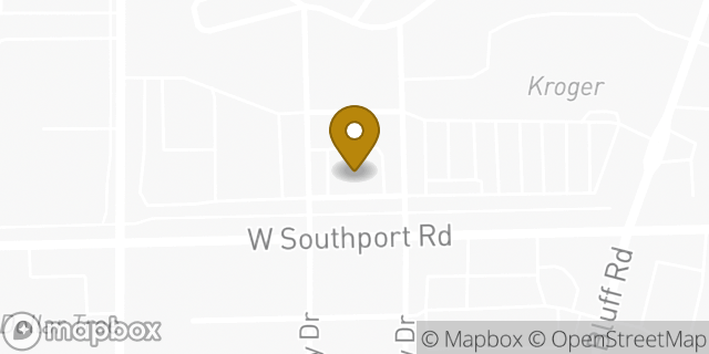 Map showing the location of Chase Bank in Indianapolis, IN 46217