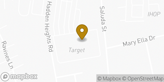 Map showing the location of Starbucks Coffee Company in Spartanburg, SC 29301