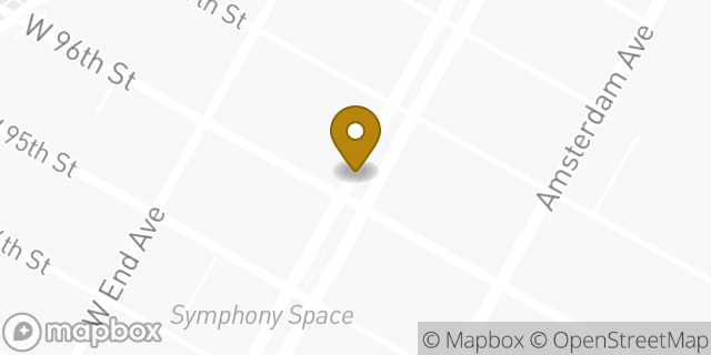 Map showing the location of Citi ATM in New York, NY 10025
