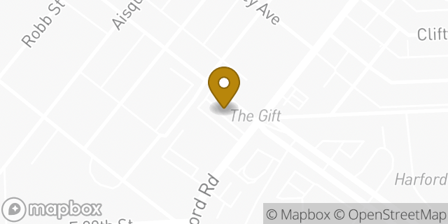 Map showing the location of Dunkin' in Baltimore, MD 21218