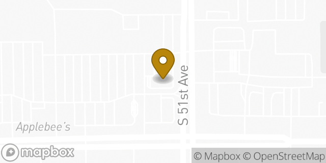 Map showing the location of McDonald's in Phoenix, AZ 85339