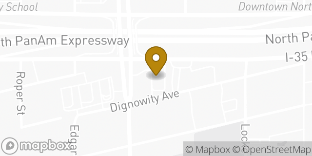 Map showing the location of McDonald's in San Antonio, TX 78208