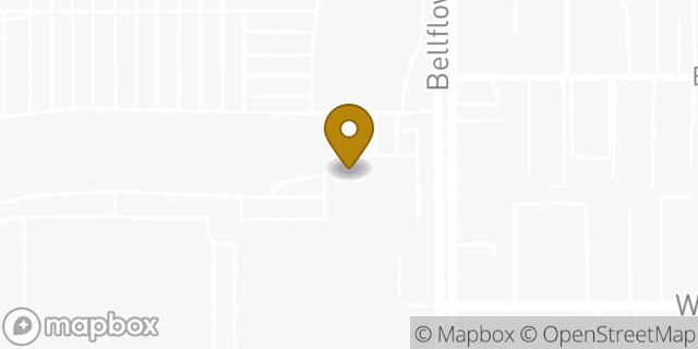 Map showing the location of Amazon Locker - Bbq in Downey, CA 90242