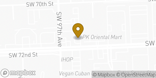 Map showing the location of McDonald's in Miami, FL 33173