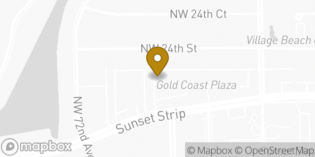 Map showing the location of Amazon Locker - Scissors in Sunrise, FL 33313