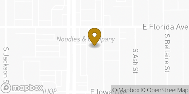 Map showing the location of Old Navy in Denver, CO 80222