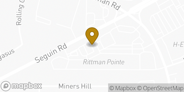 Map showing the location of Chipotle Mexican Grill in San Antonio, TX 78244