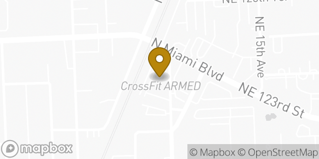 Map showing the location of CrossFit Invictus Miami in North Miami, FL