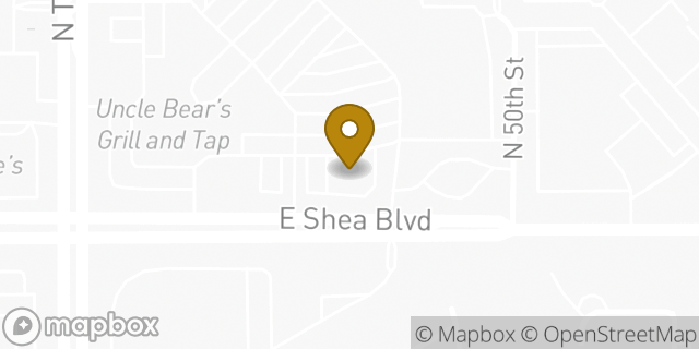 Map showing the location of Chase Bank in Scottsdale, AZ 85254