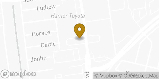 Map showing the location of McDonald's in Mission Hills, CA 91345