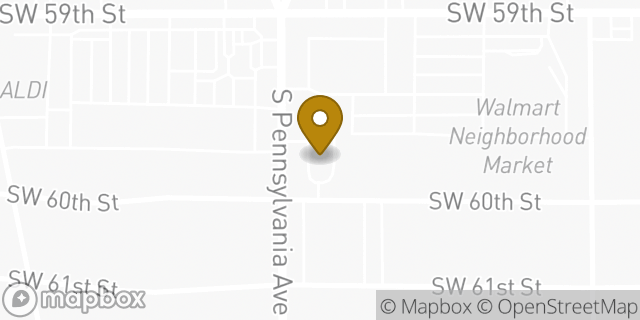 Map showing the location of McDonald's in Oklahoma City, OK 73159