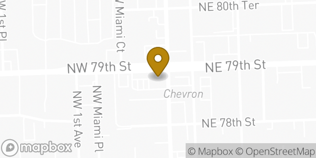 Map showing the location of 7-Eleven Fuel in Miami, FL 33150
