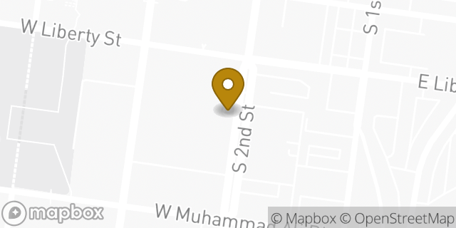 Map showing the location of The UPS Store in Louisville, KY 40202