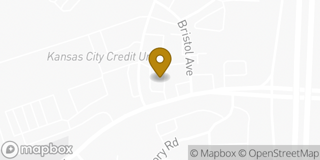 Map showing the location of McDonald's in Kansas City, MO 64129