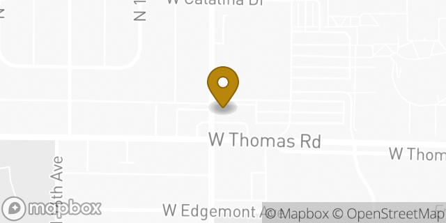 Map showing the location of Amazon Locker - Fluency in Phoenix, AZ 85013