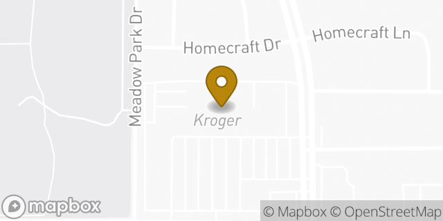 Map showing the location of ATM Kroger in Bedford, TX 76021