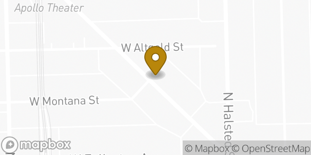 Map showing the location of Amazon Locker - Ekuas in Chicago, IL 60614