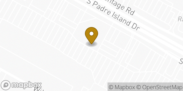 Map showing the location of FedEx ShipSite in Corpus Christi, TX 78411