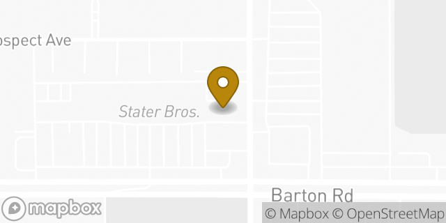 Map showing the location of Papa Johns Pizza in Loma Linda, CA 92354