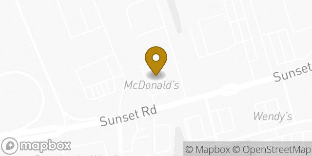 Map showing the location of McDonald's in Charlotte, NC 28269