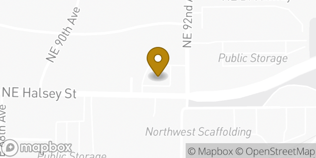Map showing the location of Fred Meyer Fuel Center in Portland, OR 97220