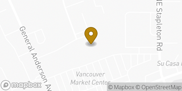 Map showing the location of AutoZone in Vancouver, WA 98661