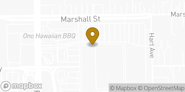 Map showing the location of The UPS Store in Rosemead, CA 91770