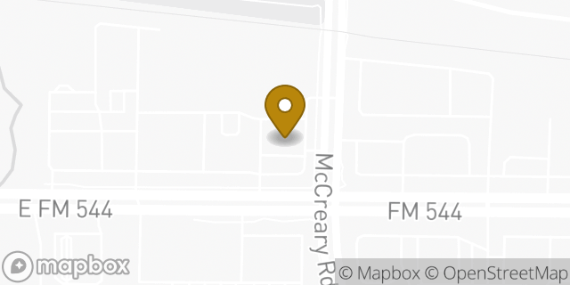 Map showing the location of Amazon Locker - Princy in Murphy, TX 75094