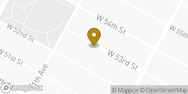 Map showing the location of Bright Horizons at West 53rd in New York, NY 10019