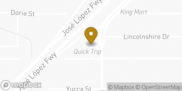 Map showing the location of Subway in San Antonio, TX 78220