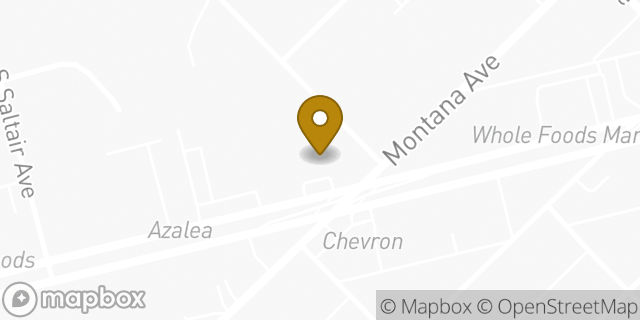 Map showing the location of Bank Of America in Los Angeles, CA 90049