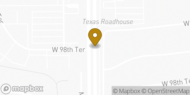 Map showing the location of Metcalf in Overland Park, KS 66212