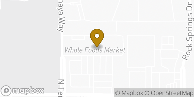 Map showing the location of Whole Foods Market in Las Vegas, NV 89128