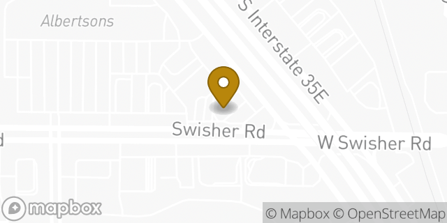 Map showing the location of Amazon Locker - Ton in Denton, TX 76210
