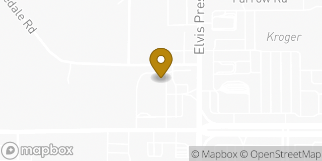 Map showing the location of OneMain Financial in Memphis, TN 38116