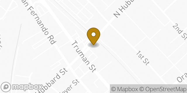 Map showing the location of Subway in San Fernando, CA 91340