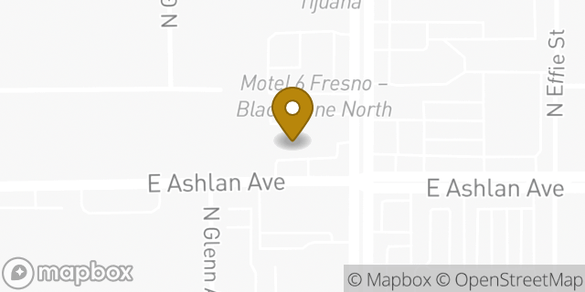 Map showing the location of 7-Eleven in Fresno, CA 93704