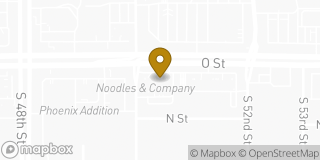 Map showing the location of The UPS Store in Lincoln, NE 68510