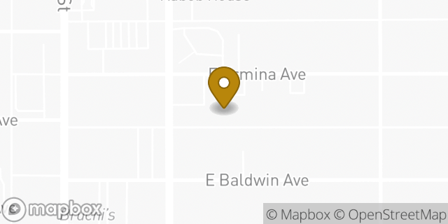 Map showing the location of Budget Car Rental in Spokane, WA 99207