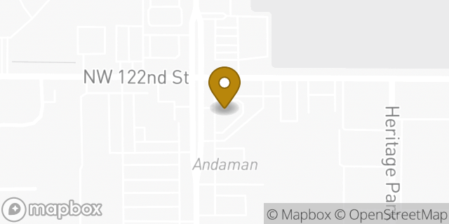 Map showing the location of McDonald's in Oklahoma City, OK 73120