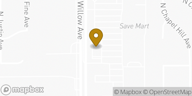 Map showing the location of Chase Bank in Clovis, CA 93611