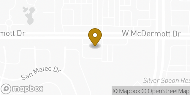 Map showing the location of Regions Bank in Allen, TX 75013
